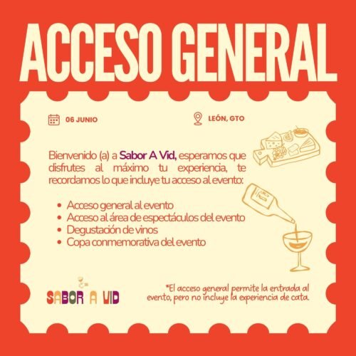 Acceso General - 6 de Junio